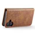 Miniatyrbild 4 av 8: DG.MING 2-in-1 Magnet Wallet iPhone 16 Cognac