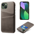 Pikkukuva 1 / 5: Nahkainen korttikotelo iPhone 14 Plus - Harmaa