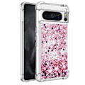 Pikkukuva 1 / 4: Glitter Bling TPU -kotelo Google Pixel 8 Prolle, ruusukulta