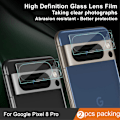 Miniatyrbillede 3 af 7: Imak 2 Pack Hærdet Glas Kamerabeskyttelse Google Pixel 8 Pro Transparent