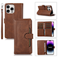 Pikkukuva 1 / 7: Lompakkokotelo Multi-Slot iPhone 16 Pro Max Ruskea