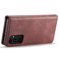 Miniatyrbillede 3 af 8: DG.MING 2-i-1 Magnet Pung Samsung Galaxy A13 Rød