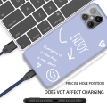 Pikkukuva 3 / 3: Kirjainmotiivikuori iPhone 12 Pro Max - Vaalean lila