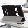 Pikkukuva 6 / 10: Samsung Galaxy Tab A9 Plus -kotelo Tri-fold Don't Touch Me