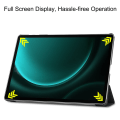 Pikkukuva 4 / 9: Samsung Galaxy Tab S9 FE Plus -kotelo Tri-fold Don't Touch Me