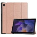 Pikkukuva 1 / 9: Samsung Galaxy Tab A8 10.5 -kotelo Tri-fold -ruusukulta