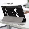 Miniatyrbild 8 av 10: Samsung Galaxy Tab S9 Fodral Tri-fold Don't Touch Me