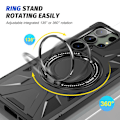 Miniatyrbillede 8 af 8: Hybrid Cover Samsung Galaxy S24 Ultra MagSafe Ring Sort
