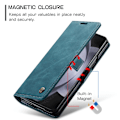 Pikkukuva 9 / 9: CaseMe Slim Lompakkokotelo Samsung Galaxy Z Fold 5 Sininen