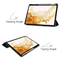Miniatyrbillede 3 af 7: Tri-Fold Galaxy Tab S7 Plus/S8 Plus 12.4 Etui med S Pen-holder