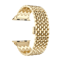 Miniatyrbillede 3 af 4: Metalrem i sommerfuglespænde til Apple Watch 42/44/45/49 mm Guld