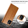 Miniatyrbillede 6 af 6: LC.IMEEKE Pungetui iPhone 13 Pro Cognac