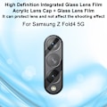 Miniatyrbild 2 av 8: IMAK Härdat Glas Linsskydd Samsung Galaxy Z Fold 4 Transparent