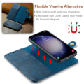 Miniatyrbild 4 av 9: DG.MING 2-in-1 Magnet Wallet Samsung Galaxy A35 Blue