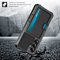 Miniatyrbillede 4 af 7: Armor Card Case Galaxy S25 Sort