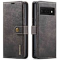 Miniatyrbild 1 av 8: DG.MING 2-in-1 Magnet Wallet Google Pixel 7 Pro Brown