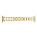 Miniatyrbild 4 av 4: Rhinestone Metallarmband Apple Watch 42/44/45/49 mm Guld