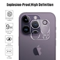 Miniatyrbild 3 av 3: Linsskydd iPhone 15 Pro Härdat Glas