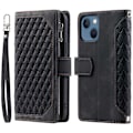 Miniatyrbillede 1 af 9: iPhone 14 Pungetui Polstret Sort