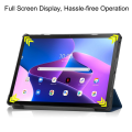 Pikkukuva 4 / 10: Lenovo Tab M10 Plus (3. sukupolvi) -kotelo, kolminkertainen, tummansininen
