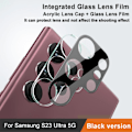 Miniatyrbillede 3 af 9: IMAK Hærdet Glas Linsebeskyttelse Samsung Galaxy S23 Ultra Sort