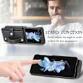 Miniatyrbillede 9 af 9: Læderetui Kortlomme + Håndrem Samsung Galaxy Z Flip 5 Sort