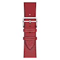 Pikkukuva 3 / 3: Aito Nahkainen Ranneke Apple Watch Series 10 42mm Punainen