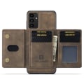 Pikkukuva 6 / 10: DG.MING 2 i 1 magnetiskt korthållarfodral Samsung Galaxy A13 brunt