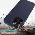 Miniatyrbild 3 av 7: Silikonskal iPhone 16 Pro Midnattsblå