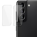 Pikkukuva 1 / 7: IMAK 2-pack härdat glas kameralinsskydd Galaxy S21 Plus