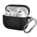 Pikkukuva 1 / 5: Silikoni kuori karbiinihakalla Apple AirPods Pro 2 Musta