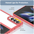 Pikkukuva 5 / 7: Edge Crystal Hybrid Case Samsung Galaxy Z Fold 4 Punainen