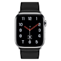 Pikkukuva 2 / 3: Aito Nahkainen Ranneke Apple Watch Series 10 42mm Musta