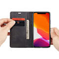 Miniatyrbillede 9 af 10: CaseMe Retro Pungetui iPhone 11 Sort