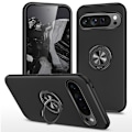 Miniatyrbillede 1 af 7: Google Pixel 9 Pro XL Skal Med Magnetisk Ringholder Sort