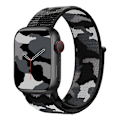 Pikkukuva 1 / 2: Nylonranneke Apple Watch 45mm Series 9 - Camouflage Grey
