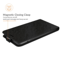 Miniatyrbillede 3 af 6: Flip Cover Læder iPhone 13 Pro Sort