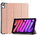Pikkukuva 1 / 9: iPad Mini 7. sukupolvi (2024) Kotelo Tri-fold Vaaleanpunainen