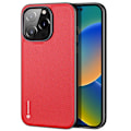 Pikkukuva 1 / 6: Dux Ducis Fino -sarjan kuori iPhone 14 Prolle, punainen