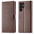 Pikkukuva 1 / 7: LC.IMEEKE Lompakkokotelo Samsung Galaxy S22 Ultra Ruskea