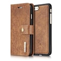 Miniatyrbillede 7 af 7: DG.MING 2-i-1 Magnet Pung iPhone 7/8/SE Cognac