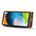 Miniatyrbild 5 av 8: DG.MING 2-in-1 Magnet Wallet Samsung Galaxy A53 Cognac