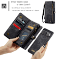 Pikkukuva 8 / 9: CaseMe Multi-Slot 2-in-1 Lompakko Kotelo Google Pixel 9 Musta