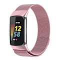 Miniatyrbild 1 av 5: Milanese Loop Armband Fitbit Charge 5 Rosa