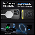 Miniatyrbillede 8 af 9: Spigen iPhone 15 Pro Cover Rugged Armor MagSafe Sort