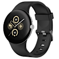 Miniatyrbillede 4 af 4: Silikonarmbånd Google Pixel Watch 3 XL 45mm Sort