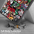 Miniatyrbild 6 av 9: Samsung Galaxy Tab A9 Fodral Tri-fold Graffiti