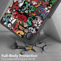 Pikkukuva 6 / 9: Samsung Galaxy Tab A9 -kotelo Tri-fold Graffiti