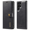 Miniatyrbillede 1 af 9: DG.MING 2-i-1 Magnet Pung Samsung Galaxy S22 Ultra Sort