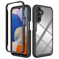 Pikkukuva 1 / 6: Samsung Galaxy A15:lle tarkoitettu kattava suojakuori, musta